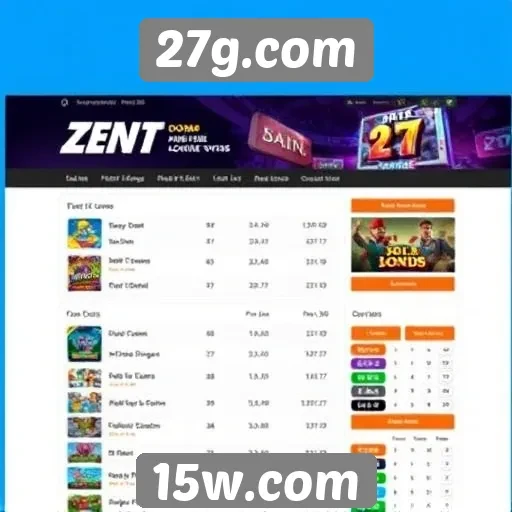 Interface do usuário do 27g.com em comparação com concorrentes
